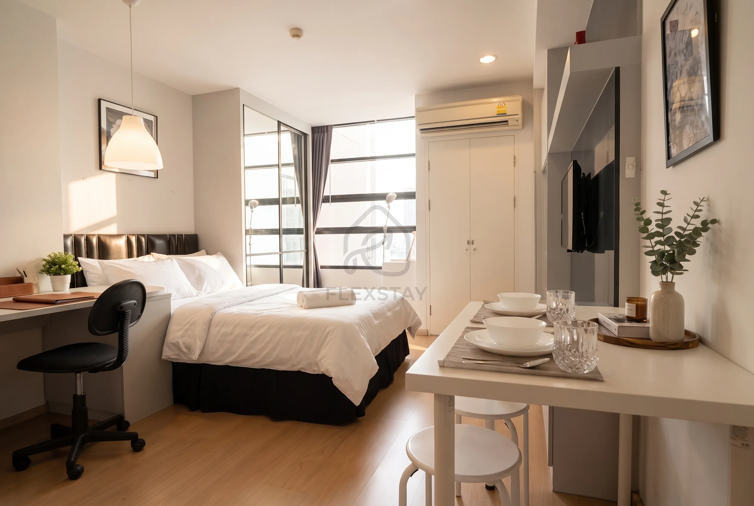 7th-Floor Studio · The Alcove Thonglor 10 furnished monthly rental in Watthana