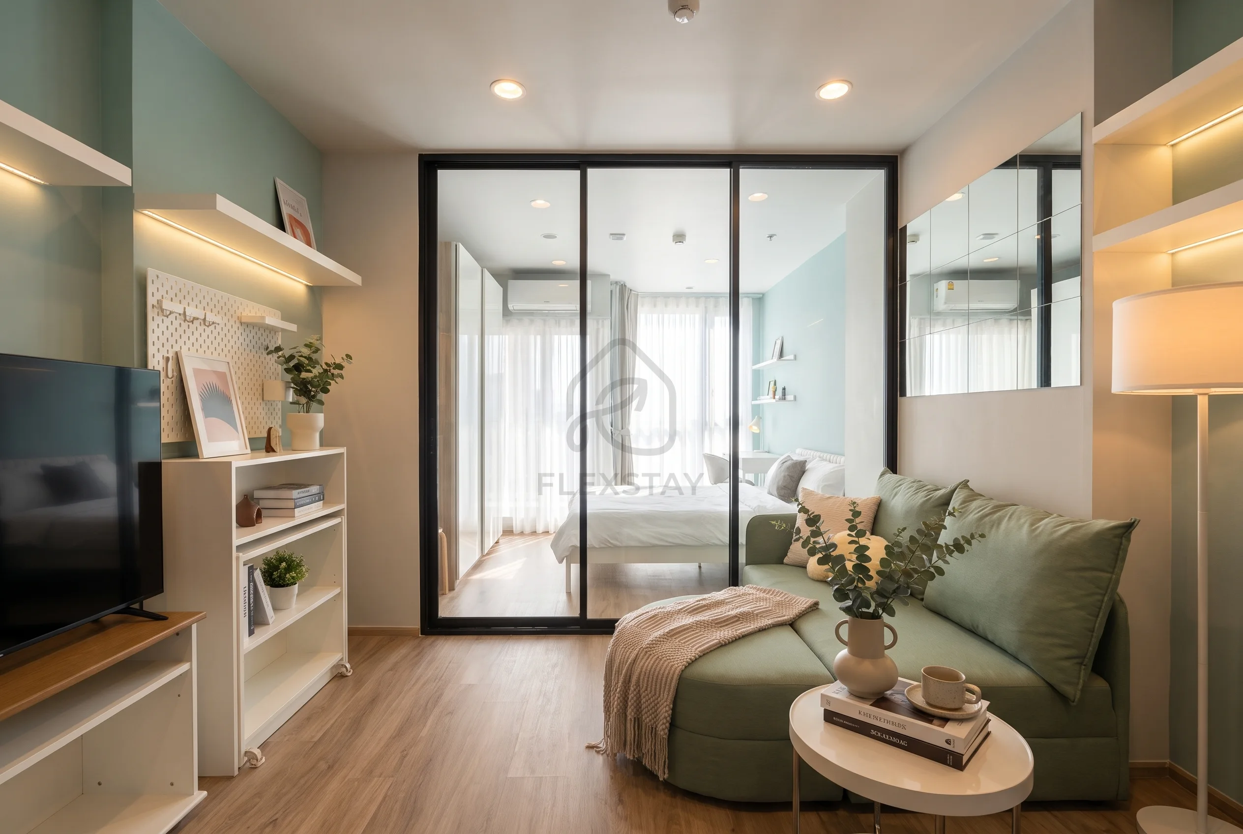 1BR on 17F · Thonglor · Pool & Onsen furnished monthly rental in Watthana