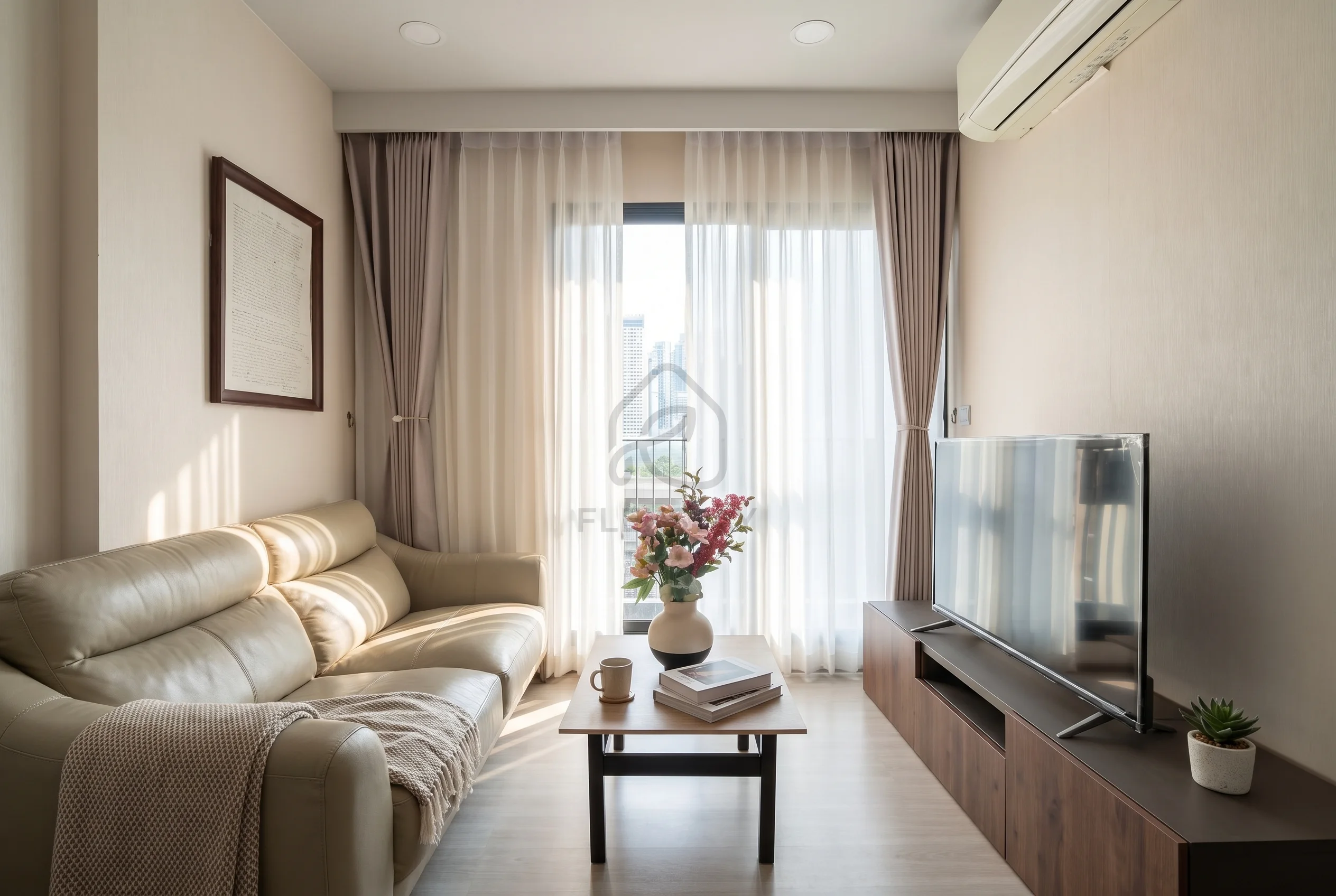 2BR · Life Asoke Rama 9 · furnished monthly rental in Ratchathewi